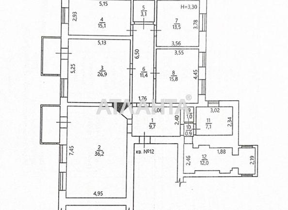 Багатокімнатна квартира за адресою вул. Грецька (площа 300 м²) - Atlanta.ua - фото 22