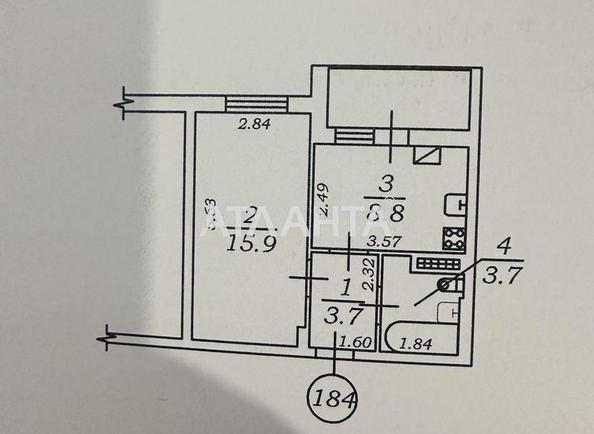 1-кімнатна квартира за адресою вул. Європейська (площа 34,3 м²) - Atlanta.ua - фото 10
