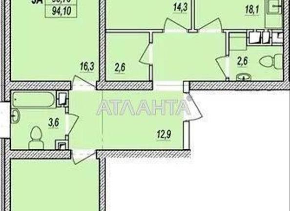 3-rooms apartment apartment by the address st. Prokhorovskaya Khvorostina (area 97 m²) - Atlanta.ua - photo 12