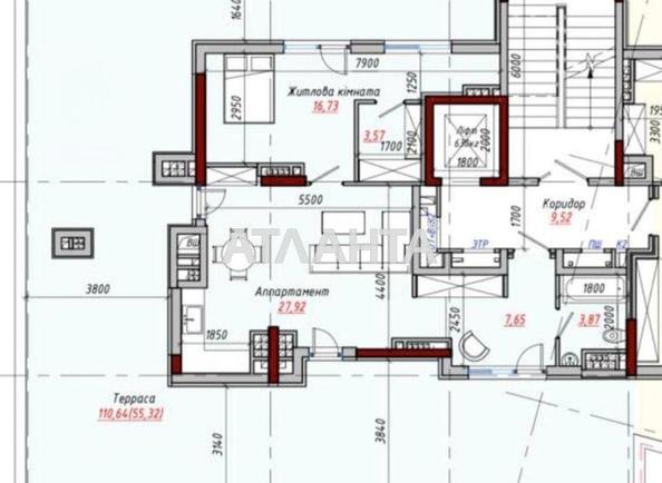 1-кімнатна квартира за адресою вул. Дачна (площа 115 м²) - Atlanta.ua - фото 2