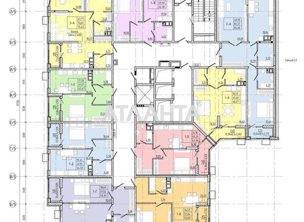 3-rooms apartment apartment by the address st. Franko Ivana (area 75,4 m²) - Atlanta.ua - photo 5