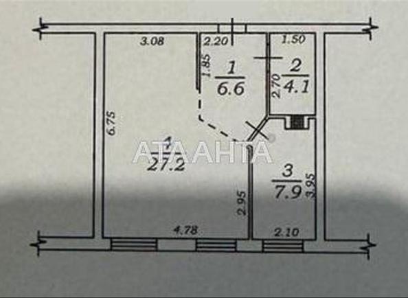 2-комнатная квартира по адресу ул. Штилевая (площадь 45,8 м²) - Atlanta.ua - фото 25