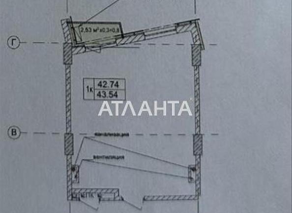 1-комнатная квартира по адресу ул. Чубаевская (площадь 43,5 м²) - Atlanta.ua - фото 22