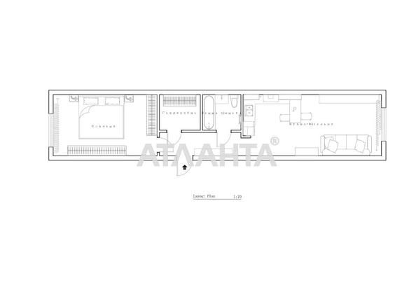 1-комнатная квартира по адресу ул. Рудненська (площадь 62 м²) - Atlanta.ua - фото 9