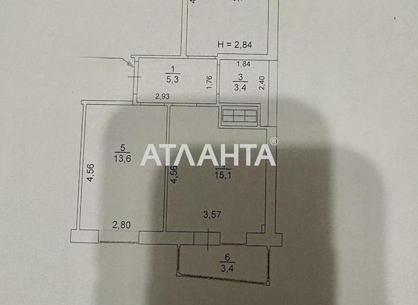 2-кімнатна квартира за адресою вул. Бочарова ген. (площа 54,2 м²) - Atlanta.ua - фото 11