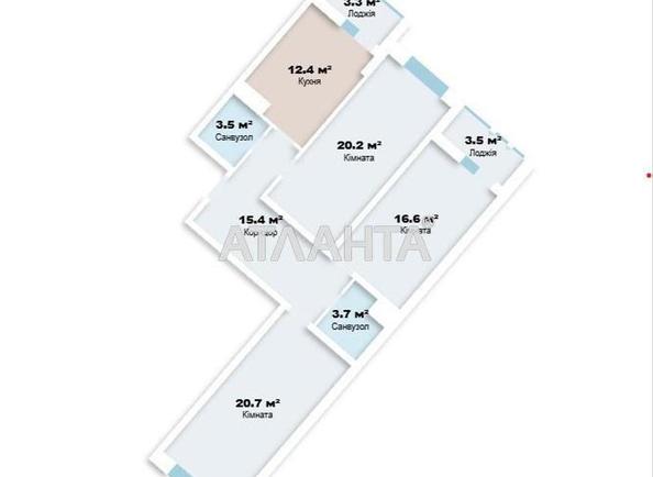 3-кімнатна квартира за адресою вул. Прохорівська (площа 99,3 м²) - Atlanta.ua - фото 12