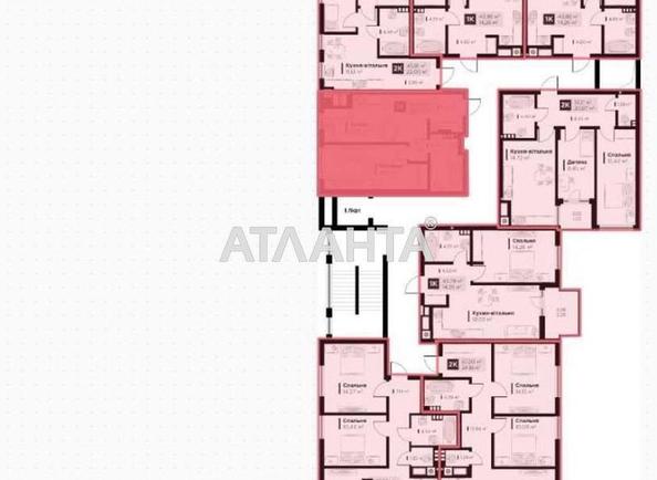 1-кімнатна квартира за адресою вул. Червоної Калини (площа 39,6 м²) - Atlanta.ua - фото 6