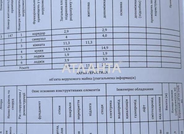 1-комнатная квартира по адресу ул. Под Голоском (площадь 38,9 м²) - Atlanta.ua - фото 12