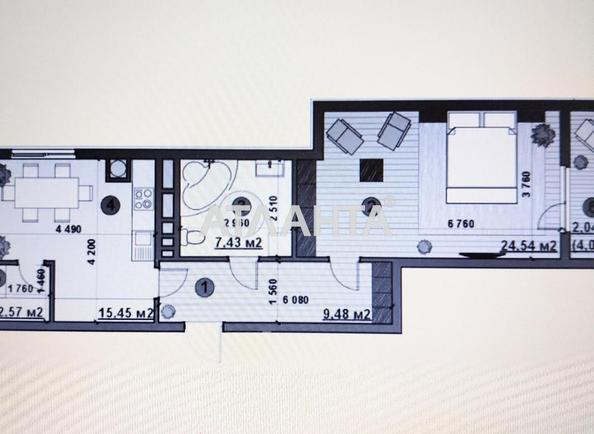 1-комнатная квартира по адресу ул. Практичная (площадь 61,5 м²) - фото 21 1-комнатная квартира по адресу ул. Практичная (площадь 61,5 м²) - Atlanta.ua - фото 21