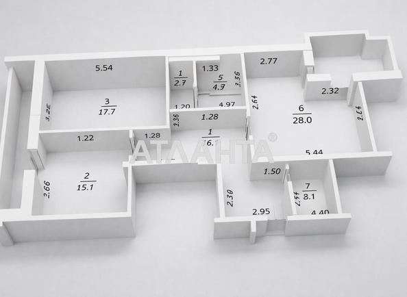 2-комнатная квартира по адресу ул. Говорова марш. (площадь 91,4 м²) - Atlanta.ua - фото 33