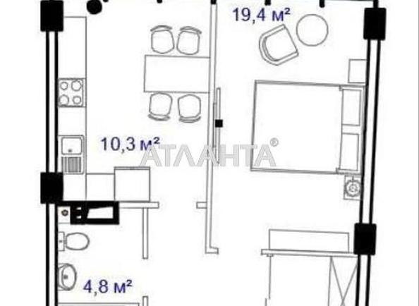 1-room apartment apartment by the address st. Druzhby narodov (area 43,7 m²) - Atlanta.ua - photo 22