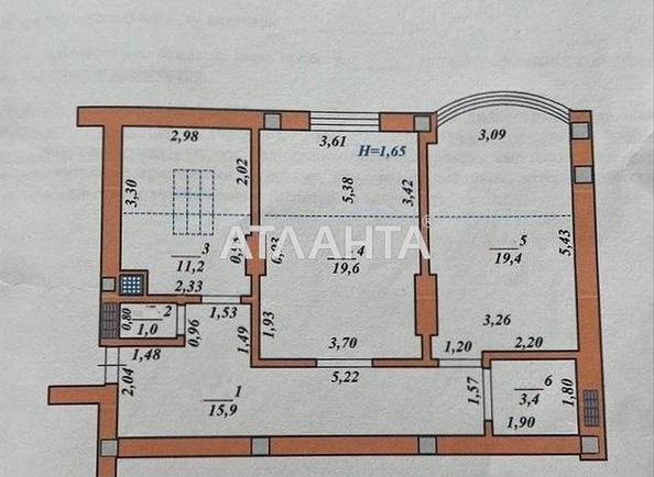 2-кімнатна квартира за адресою вул. Мініна Кузьми (площа 71 м²) - Atlanta.ua - фото 21