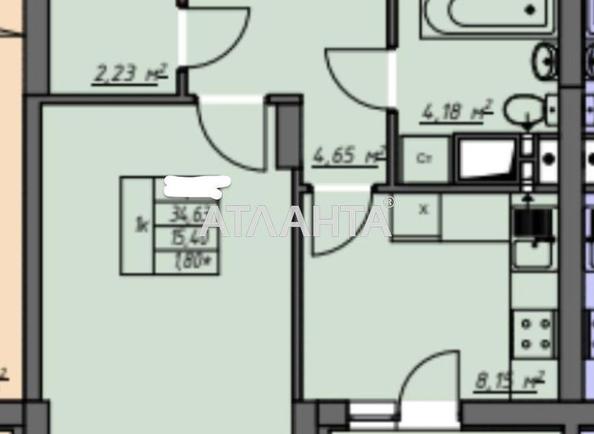 1-кімнатна квартира за адресою вул. Воробйова ак. (площа 34,3 м²) - Atlanta.ua - фото 12