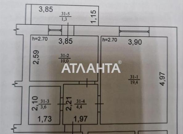 1-комнатная квартира по адресу ул. Академика Вильямса (площадь 39 м²) - Atlanta.ua - фото 11
