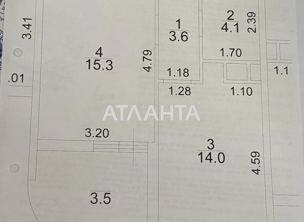 1-room apartment apartment by the address st. Krasnova (area 40,5 m²) - Atlanta.ua - photo 5