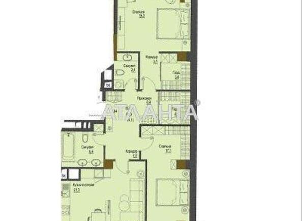 2-rooms apartment apartment by the address st. Frantsuzskiy bul Proletarskiy bul (area 90,3 m²) - Atlanta.ua - photo 2