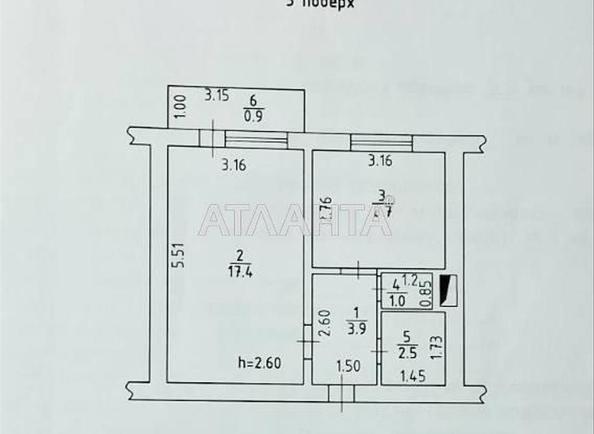 1-room apartment apartment by the address st. Ilfa i Petrova (area 34,4 m²) - Atlanta.ua - photo 15