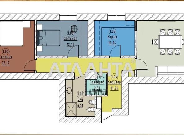3-комнатная квартира по адресу ул. Старицкого (площадь 104 м²) - Atlanta.ua - фото 8