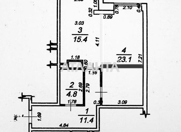 1-кімнатна квартира за адресою вул. Французький бульв. (площа 55 м²) - Atlanta.ua - фото 23