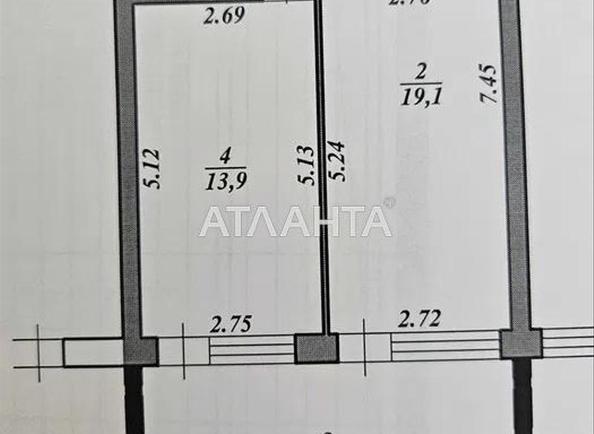 1-room apartment apartment by the address st. Lodiya P ul (area 44,1 m²) - Atlanta.ua - photo 11