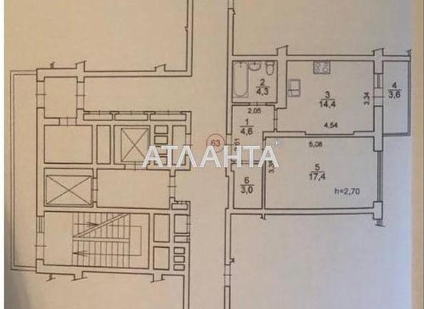 1-комнатная квартира по адресу ул. Багговутовская (площадь 47,3 м²) - Atlanta.ua - фото 12