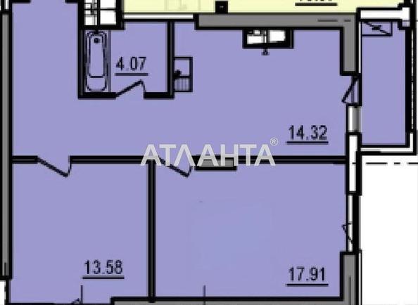 1-room apartment apartment by the address st. Dacha Kovalevskogo Amundsena (area 66 m²) - Atlanta.ua - photo 10