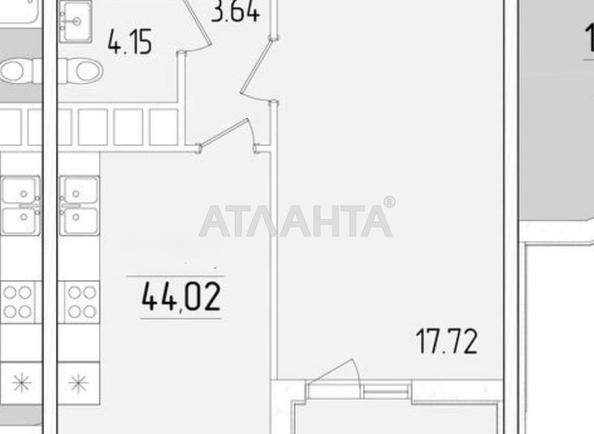 1-кімнатна квартира за адресою вул. Краснова (площа 41,4 м²) - Atlanta.ua - фото 10