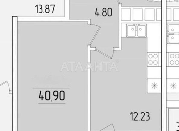1-кімнатна квартира за адресою вул. Краснова (площа 41 м²) - Atlanta.ua - фото 9