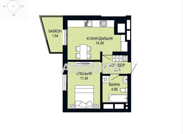 1-кімнатна квартира за адресою Щурата В. Вул. (площа 36,1 м²) - Atlanta.ua - фото 14