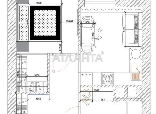 1-room apartment apartment by the address st. Krasnova (area 43 m²) - Atlanta.ua - photo 9