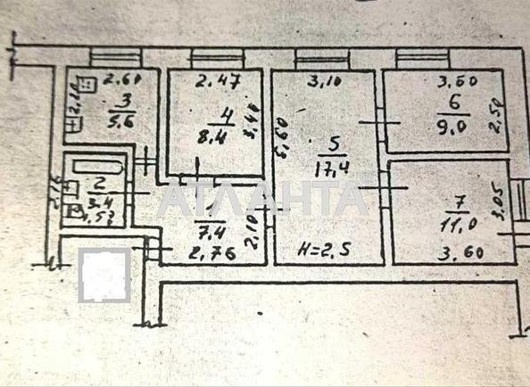 4+-rooms apartment apartment by the address st. Geroev Krut Tereshkovoy (area 63 m²) - Atlanta.ua - photo 10