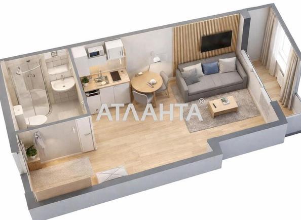 1-кімнатна квартира за адресою вул. Пішонівська (площа 25 м²) - Atlanta.ua - фото 2