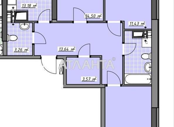 3-кімнатна квартира за адресою Глушко ак. Пр. (площа 85 м²) - Atlanta.ua - фото 2