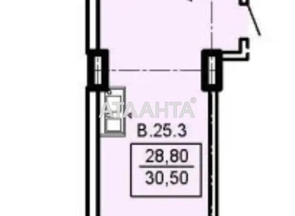 1-комнатная квартира по адресу Тополинный пер. (площадь 30,5 м²) - Atlanta.ua - фото 10