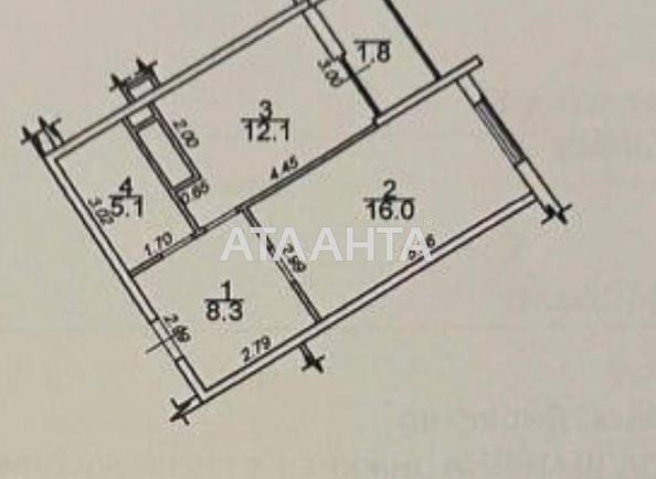 1-комнатная квартира по адресу ул. Краснова (площадь 43 м²) - Atlanta.ua - фото 5