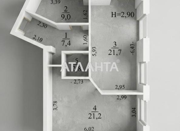 1-room apartment apartment by the address st. Franko Ivana (area 60,1 m²) - Atlanta.ua - photo 8