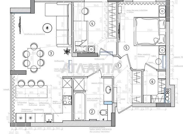 3-кімнатна квартира за адресою вул. Вільямса ак. (площа 69,2 м²) - Atlanta.ua - фото 13