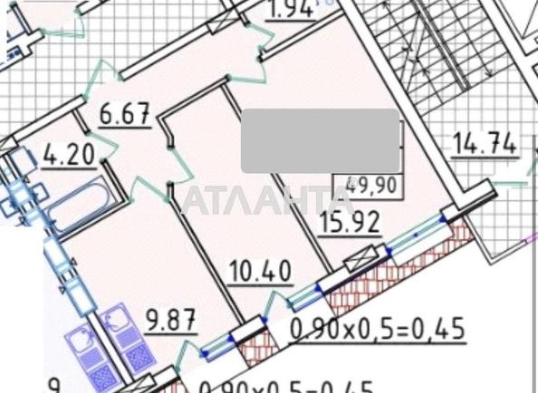 2-кімнатна квартира за адресою Люстдорфська дор. (площа 50 м²) - Atlanta.ua - фото 8