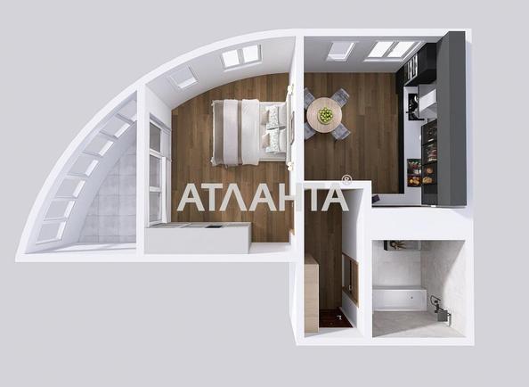 1-комнатная квартира по адресу Миколайчука И. Ул. (площадь 44,1 м²) - Atlanta.ua - фото 7