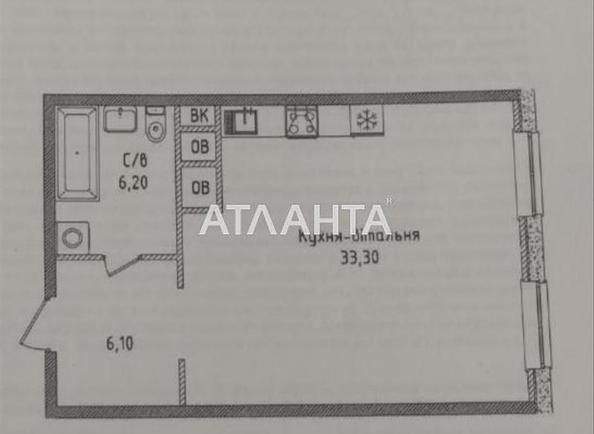 1-кімнатна квартира за адресою вул. Аркадійське плато (площа 45,6 м²) - Atlanta.ua - фото 5