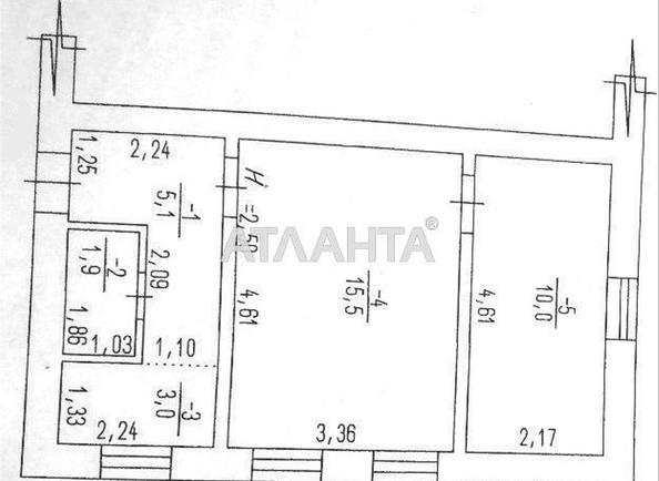 2-rooms apartment apartment by the address st. Karnaukhina (area 36 m²) - Atlanta.ua - photo 4