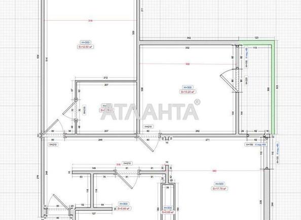 2-комнатная квартира по адресу ул. Краснова (площадь 53 м²) - Atlanta.ua