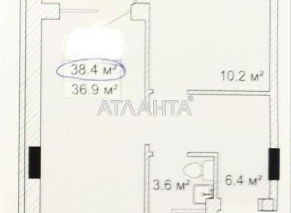 1-кімнатна квартира за адресою вул. Бочарова ген. (площа 38,4 м²) - Atlanta.ua - фото 7