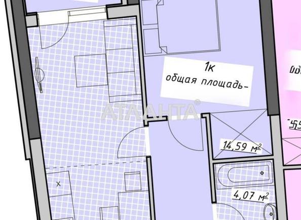 1-комнатная квартира по адресу Курортный пер. (площадь 44,8 м²) - Atlanta.ua - фото 4