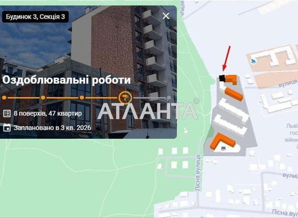 2-комнатная квартира по адресу ул. Лесная (площадь 68,8 м²) - фото 2 2-комнатная квартира по адресу ул. Лесная (площадь 68,8 м²) - Atlanta.ua - фото 2