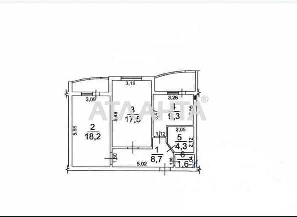 2-rooms apartment apartment by the address st. Kostandi (area 67,3 m²) - photo 8 2-rooms apartment apartment by the address st. Kostandi (area 67,3 m²) - Atlanta.ua - photo 8