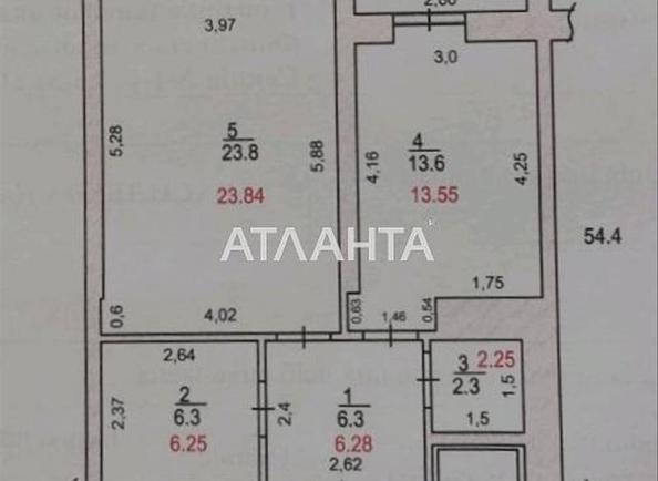 1-кімнатна квартира за адресою Фонтанська дор. (площа 54,4 м²) - Atlanta.ua - фото 4