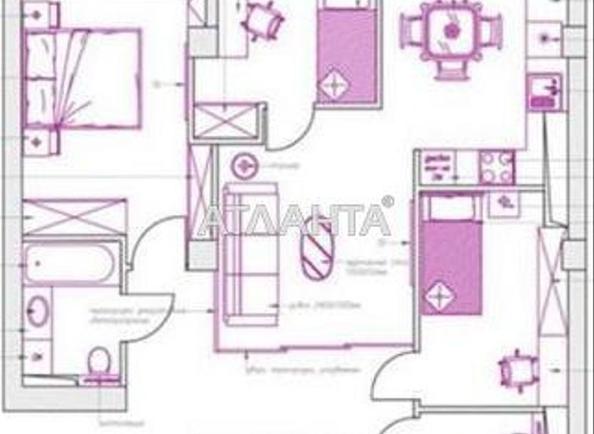 3-кімнатна квартира за адресою вул. Дача Ковалевського (площа 72 м²) - Atlanta.ua - фото 11