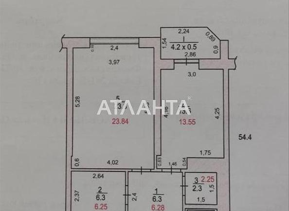 1-кімнатна квартира за адресою Фонтанська дор. (площа 55 м²) - Atlanta.ua - фото 2