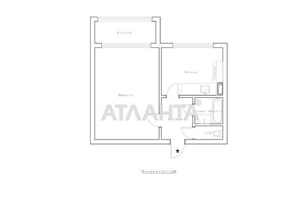 1-кімнатна квартира за адресою Небесної сотні пр. (площа 34,6 м²) - Atlanta.ua - фото 6